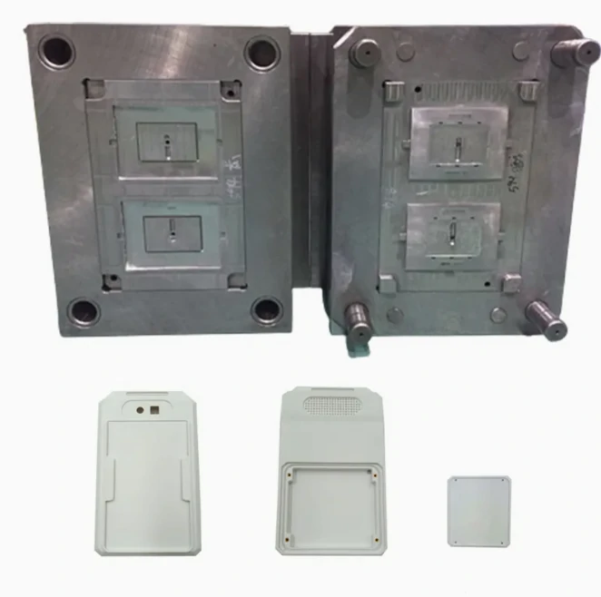 Custom Smooth Matte Black Plastic Card Machine Holder Injection Mould