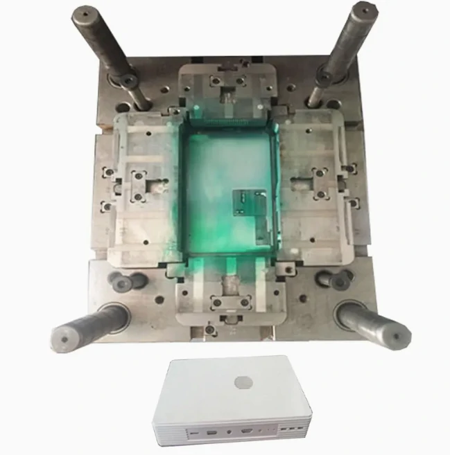 Custom Smooth Matte Black Plastic Card Machine Holder Injection Mould