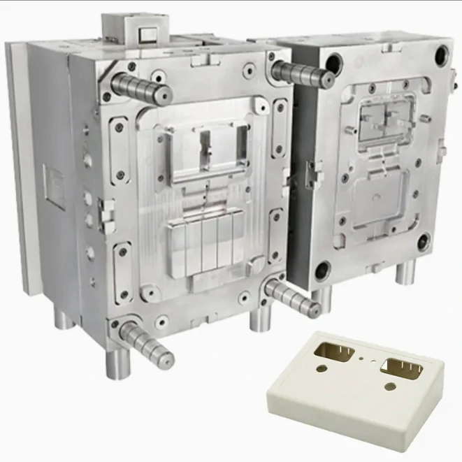 Custom Smooth Matte Black Plastic Card Machine Holder Injection Mould