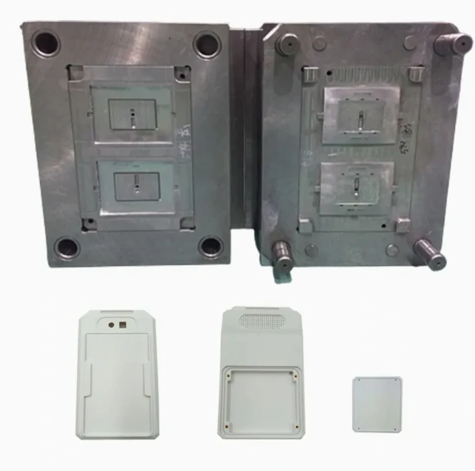 Custom Smooth Matte Black Plastic Card Machine Holder Injection Mould