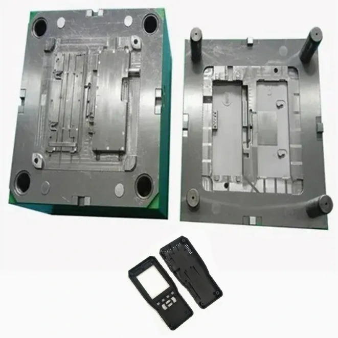 Custom Smooth Matte Black Plastic Card Machine Holder Injection Mould
